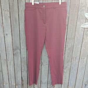 LOFT Deep Red Trousers